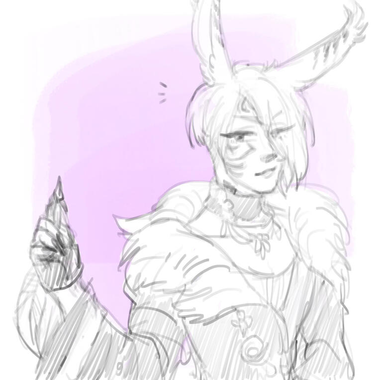 hyun with viera ears (not canon)
